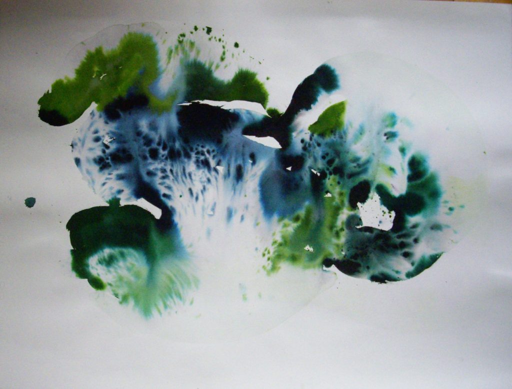 moss, 2008, watercolor on paper, 56x65cm